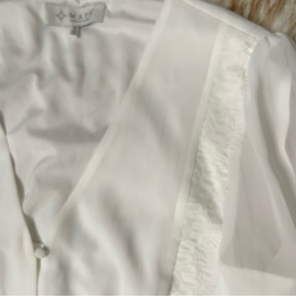 WAYF front tie button front blouse - Picture 5 of 6